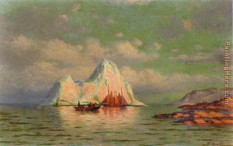 Fishing Boats on the Coast of Labrador painting - William Bradford Fishing Boats on the Coast of Labrador art painting